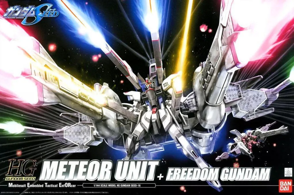 20250626160539_60d9ff1e Gundam Hg 1/144 Gundam Seed Meteor Unit + Freedom Gundam Model Kit - Image 1