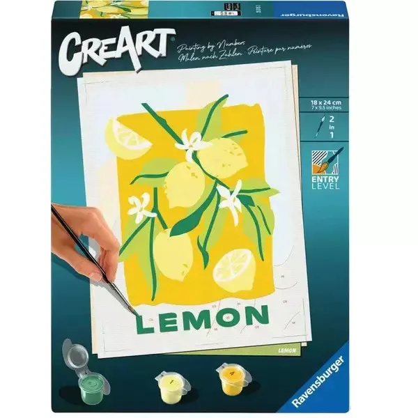 20250627160518_0f27833d Ravensburger Creart Paint By Numbers Adults Lemons - Image 1