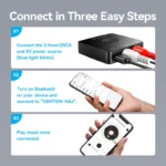 Vention Audio Bluetooth Receiver 3.5mm/2rca Najb0