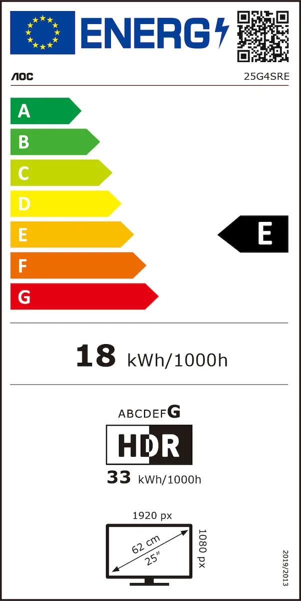 20250701112750_410da1f2 AOC 25G4SRE IPS HDR Monitor 24.5" FHD 1920x1080 300Hz - Image 1