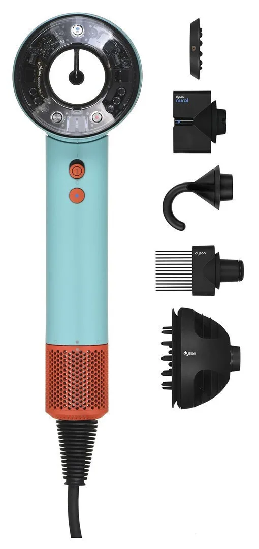 Dyson HD16 Supersonic Nural Πιστολάκι Μαλλιών Turbo με Φυσούνα 1600W Ceramic Patina/Topaz 515276-01 - Image 1