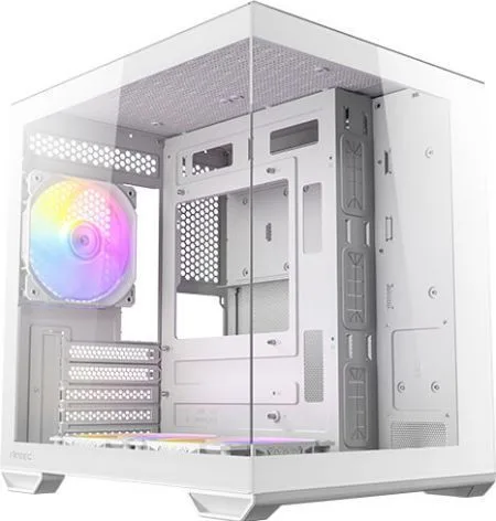 Antec CX60M ARGB Gaming Mini Tower Κουτί Υπολογιστή με Πλαϊνό Παράθυρο Λευκό - Image 1