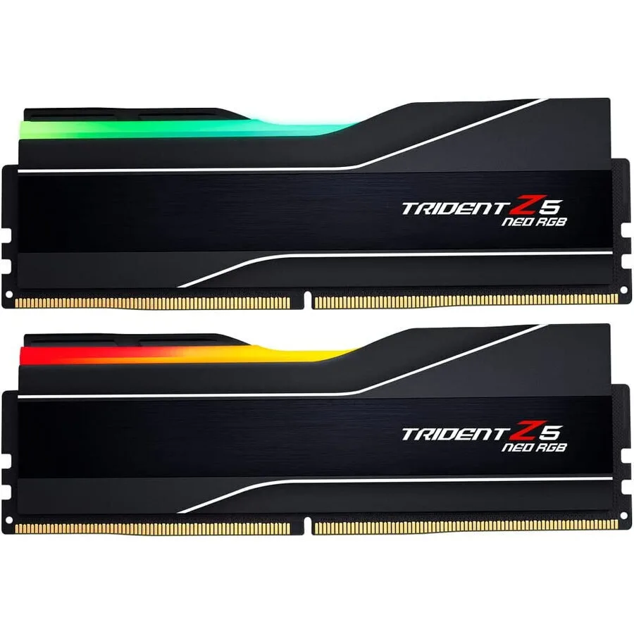G.Skill Trident Z5 Neo RGB DDR5 32GB RAM με 2x16GB Modules και Ταχύτητα 6000 για Desktop F5-6000J3038F16GX2-TZ5NR - Image 1