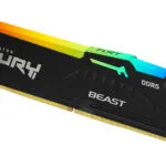 Kingston Fury Beast RGB DDR5 με Module 1x32GB και Ταχύτητα 5200 για Desktop KF552C40BBA-32