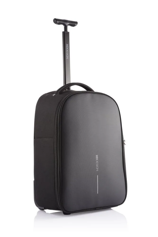 Xd Design Bobby Soft Laptop Backpack P705.792 Up To 17" 43.18 Cm Wheels Handle Usb Charging Port Water-repellent Material Tsa Lock Black - Image 1