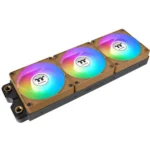 Thermaltake CT140 EX Reverse Case Fan με ARGB Φωτισμό και Σύνδεση 3-Pin / 4-Pin PWM 3τμχ Gravel Sand