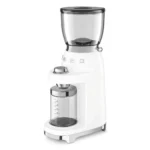 Smeg CGF11WHEU Ηλεκτρικός Μύλος Καφέ 150W με Χωρητικότητα 350gr και 30 Επίπεδα Άλεσης Λευκός