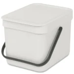 Brabantia Sort & Go Κάδος Απορριμμάτων Πλαστικός Light Grey 6lt 213267