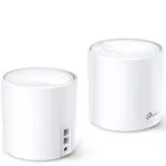 TP-LINK Deco X60 v3.20 WiFi Mesh Network Access Point Wi‑Fi 6 Dual Band (2.4 & 5GHz) σε Διπλό Kit