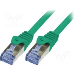 LogiLink S/FTP Cat.6a Καλώδιο Δικτύου Ethernet 5m Πράσινο 1τμχ CQ3075S