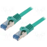 LogiLink S/FTP Cat.6a Καλώδιο Δικτύου Ethernet 1.5m Πράσινο 1τμχ CQ3045S