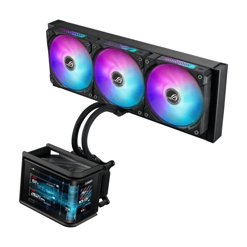 Asus ROG Ryuo IV SLC 360 ARGB Υδρόψυξη Επεξεργαστή Τριπλού Ανεμιστήρα 120mm για Socket AM4/AM5/1700 - Image 1