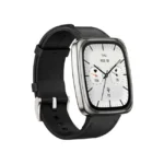 Amazfit Active 2 Square Stainless Steel 43mm Αδιάβροχο Smartwatch με Παλμογράφο (Μαύρο)