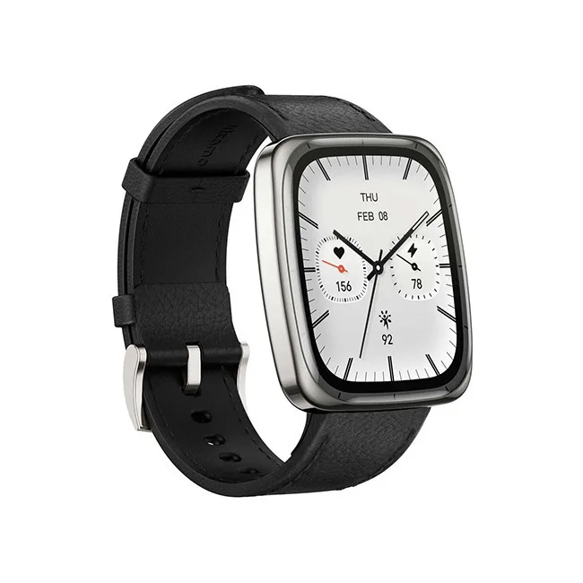 20250704132747_d635e8e8 Amazfit Active 2 Square Stainless Steel 43mm Αδιάβροχο Smartwatch με Παλμογράφο (Μαύρο) - Image 1