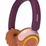 Philips TAK4200MP Ασύρματα / Ενσύρματα Παιδικά On Ear Ακουστικά με 2 ώρες Λειτουργίας Μωβ