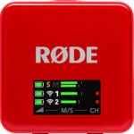 Rode Wireless GO Gen3 Σετ Ασύρματο Πυκνωτικό Μικρόφωνο Πέτου, Clip On Δημοσιογραφικό σε Κόκκινο Χρώμα