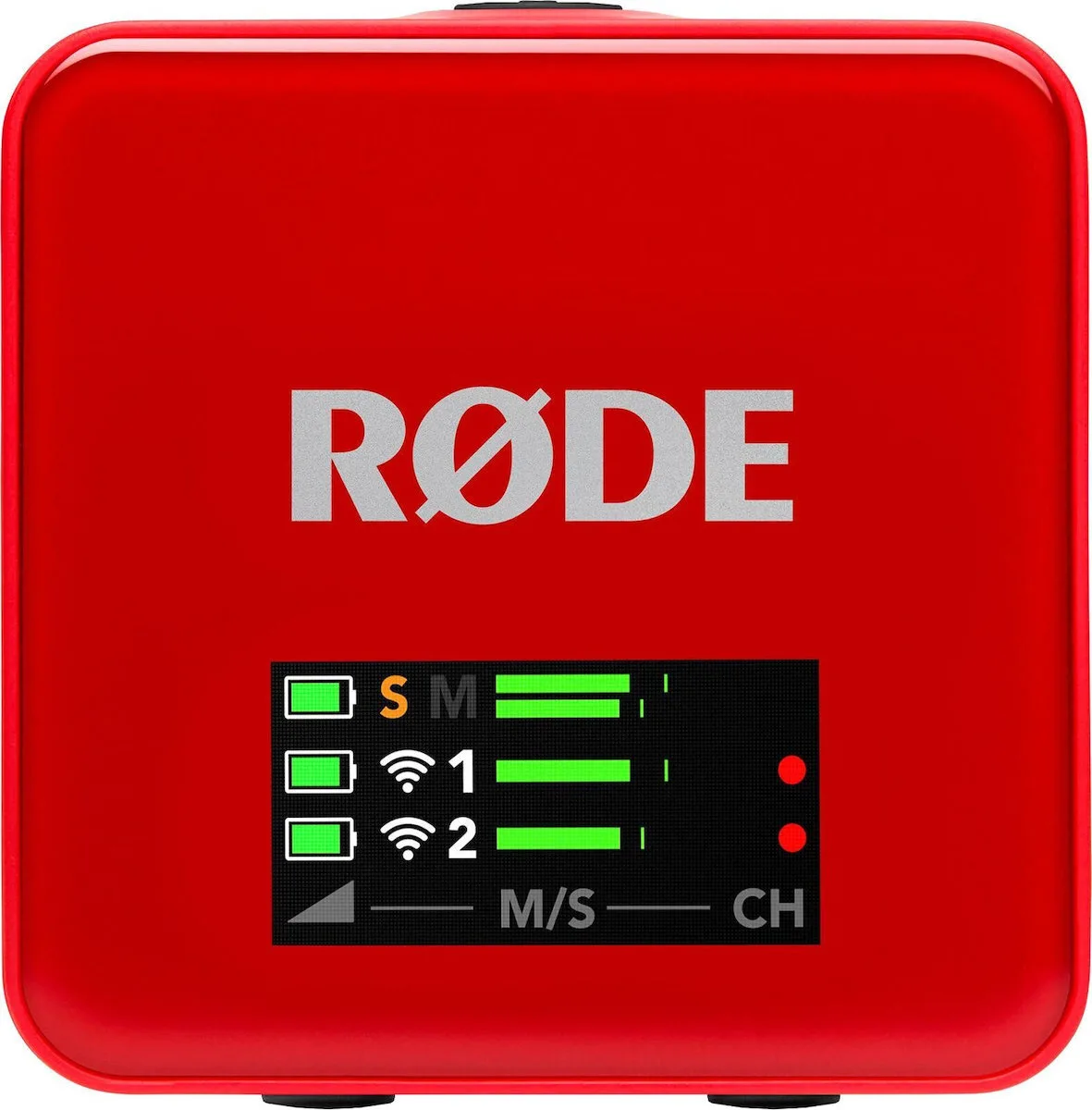 20250708135509_8c8ea045 Rode Wireless GO Gen3 Σετ Ασύρματο Πυκνωτικό Μικρόφωνο Πέτου, Clip On Δημοσιογραφικό σε Κόκκινο Χρώμα - Image 1