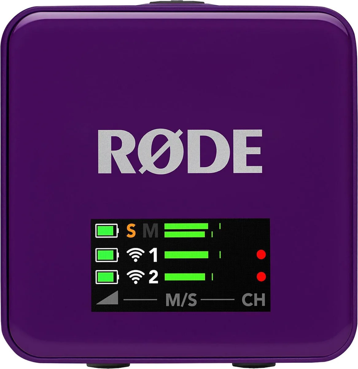 20250708135551_754dfebd Rode Wireless GO Gen3 Σετ Ασύρματο Πυκνωτικό Μικρόφωνο Πέτου, Clip On Δημοσιογραφικό σε Μωβ Χρώμα - Image 1