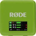 Rode Wireless GO Gen3 Σετ Ασύρματο Πυκνωτικό Μικρόφωνο Πέτου, Clip On Δημοσιογραφικό σε Πράσινο Χρώμα
