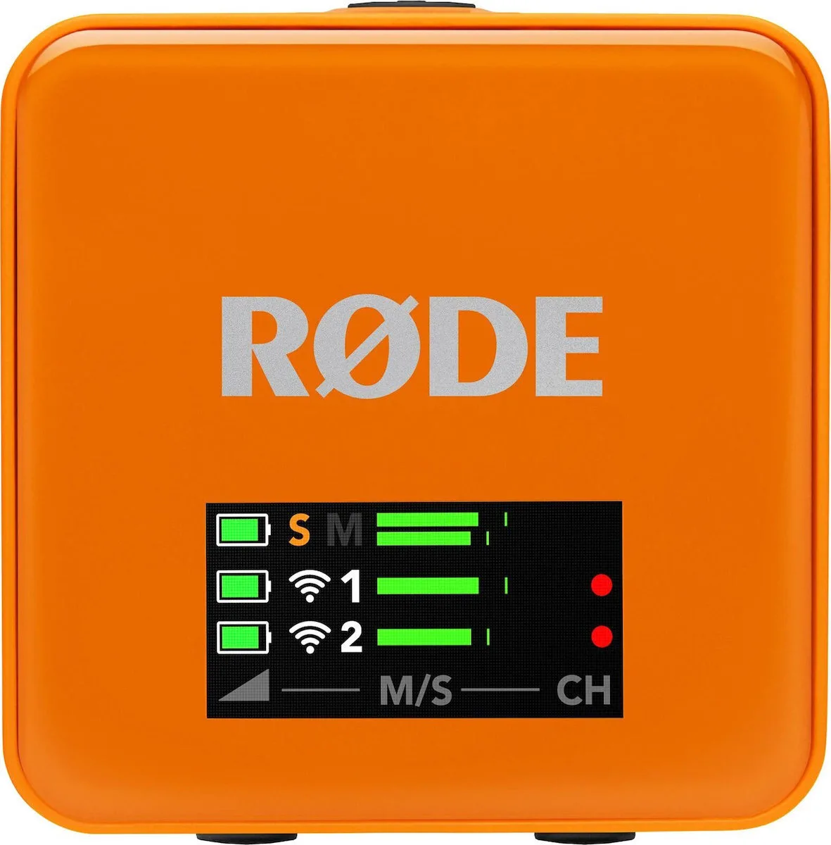 20250708135623_ebe584f1 Rode Wireless GO Gen3 Σετ Ασύρματο Πυκνωτικό Μικρόφωνο Πέτου, Clip On Δημοσιογραφικό σε Πορτοκαλί Χρώμα - Image 1
