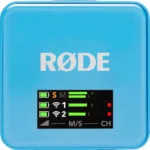 Rode Wireless GO Gen3 Σετ Ασύρματο Πυκνωτικό Μικρόφωνο Πέτου, Clip On Δημοσιογραφικό σε Μπλε Χρώμα