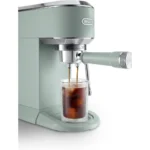 De'Longhi Dedica Duo Μηχανή Espresso 1450W Πίεσης 15bar Πράσινη