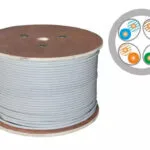 A-LAN U/FTP (STP) Cat.6a Καλώδιο Δικτύου Ethernet χωρίς ακροδέκτες 500m Γκρι 1τμχ KIF6ALSOH500D