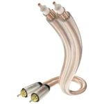Inakustik Audio Cable 2x RCA male - 2x RCA male 0.75m (00304107)