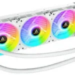 Antec Symphony 360 Υδρόψυξη Επεξεργαστή Τριπλού Ανεμιστήρα 120mm για Socket AM4/1200/115x με ARGB Φωτισμό Λευκή