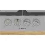 Bosch Serie 6 Εστία Φυσικού Αερίου Αυτόνομη 60x52εκ. Ασημί PCP6A5I90