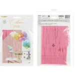 PartyDeco Κουρτίνα για Party σε Ροζ χρώμα 100εκ. CRT3P-081J