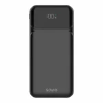 Savio BA-08 Power Bank 10000mAh με Θύρα USB-A και 2 Θύρες USB-C Μαύρο