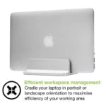 Techly Vertical Βάση Στήριξης για Laptop