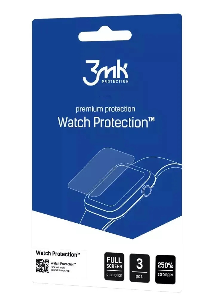3MK Watch Protection Flexibleglass Tempered Glass για το Samsung Galaxy Watch 8, Samsung 3τμχ - Image 1