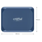 Crucial X10 USB 3.2 Εξωτερικός SSD 4TB 2.5" Μπλε