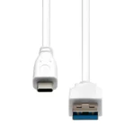 ProXtend USB 2.0 Cable USB-C male - USB-A Λευκό 1m USBC-USBA3-001W