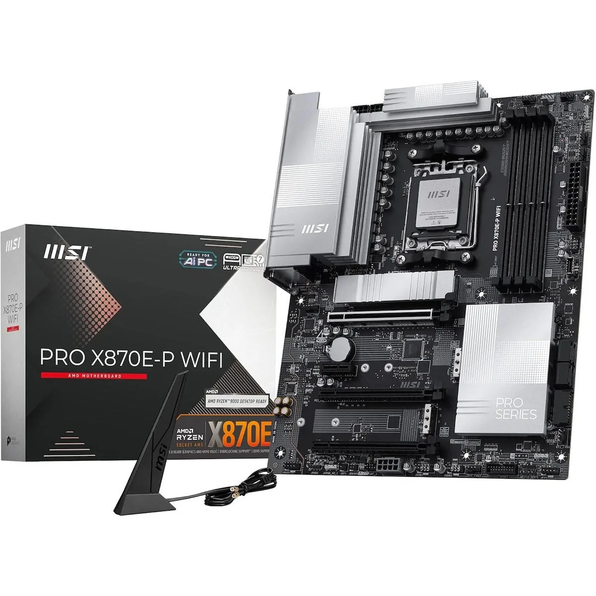 MSI PRO X870E-P WIFI Motherboard ATX με AMD AM5 Socket 7E70-003R - Image 1