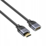 Unitek Cable HDMI male - HDMI female 1m Μαύρο