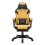 Huzaro HZ-FORCE 3.7 Καρέκλα Gaming Δερματίνης Κίτρινη