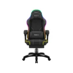 Huzaro HZ-FORCE 3.7 Καρέκλα Gaming Δερματίνης με RGB Φωτισμό Μαύρη