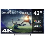 Smart Tech Smart Τηλεόραση 43" 4K UHD QLED 43QG02V HDR (2024)