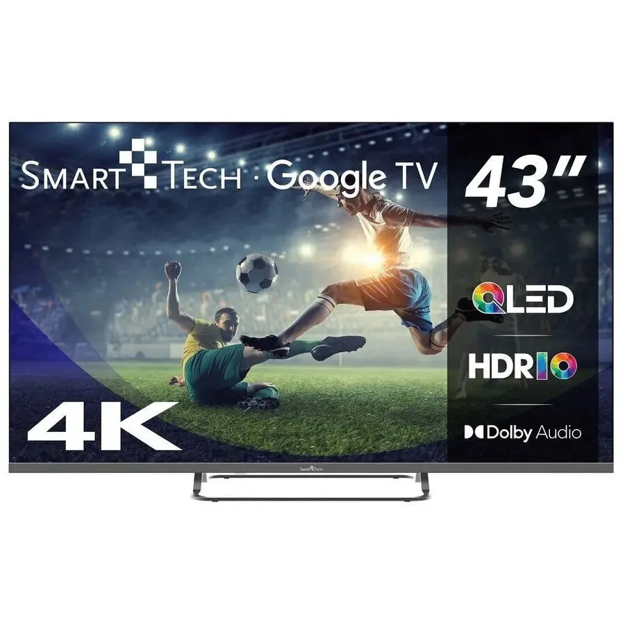 Smart Tech Smart Τηλεόραση 43" 4K UHD QLED 43QG02V HDR (2024) - Image 1