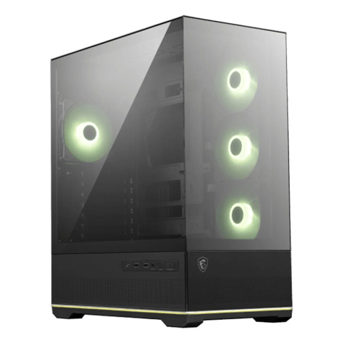 MSI MAG PANO 110R PZ Gaming Midi Tower Κουτί Υπολογιστή με Πλαϊνό Παράθυρο και ARGB Φωτισμό Μαύρο - Image 1
