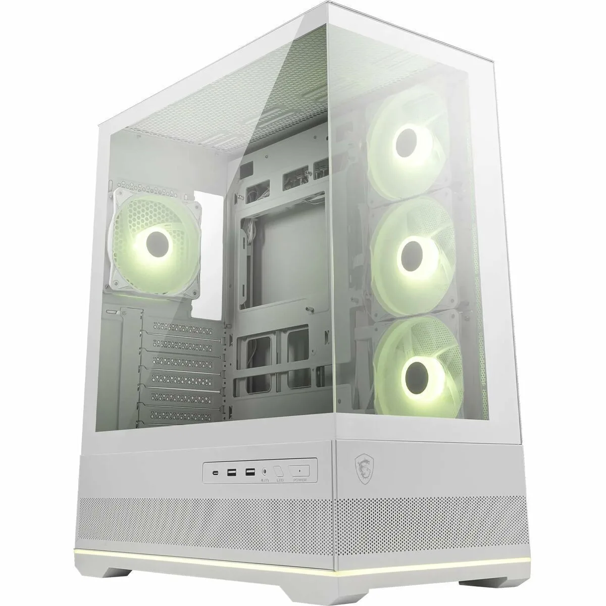MSI MAG PANO 110R PZ Gaming Midi Tower Κουτί Υπολογιστή με Πλαϊνό Παράθυρο και ARGB Φωτισμό Λευκό - Image 1