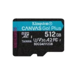Kingston Canvas Go Plus microSDXC 512GB Class 10 U3 UHS-I με αντάπτορα