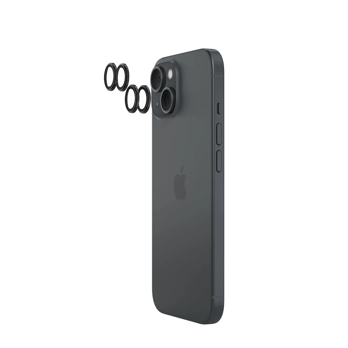 20250718142800_b3e17b30 Belkin Προστασία Κάμερας Tempered Glass Μαύρο για το iPhone 15, iPhone 15 Plus OVA179HQBK - Image 1
