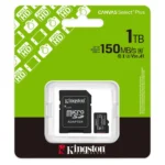 Kingston Canvas Select Plus microSDHC 1TB Class 10 U3 V30 A1 UHS-I με αντάπτορα