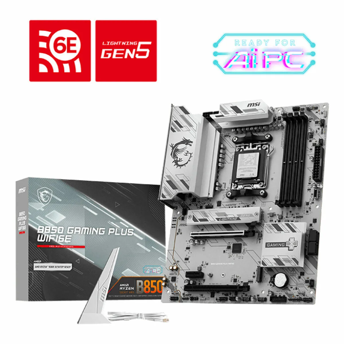 20250721103258_46b3d7ab MSI B850 Gaming Plus Wifi6E Motherboard ATX με AMD AM5 Socket 7E80-001R - Image 1