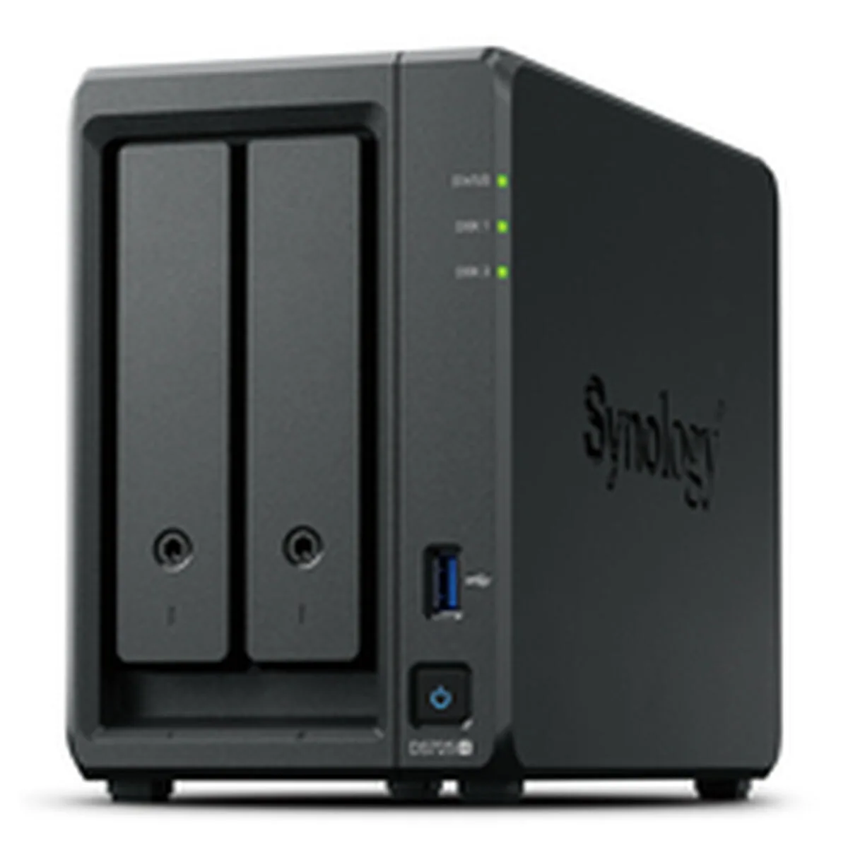 Synology DiskStation NAS Tower με 2 θέσεις για HDD/M.2/SSD και 2 θύρες Ethernet - Image 1