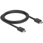 DeLock Cable DisplayPort male - DisplayPort male 1.8m Μαύρο (81175)